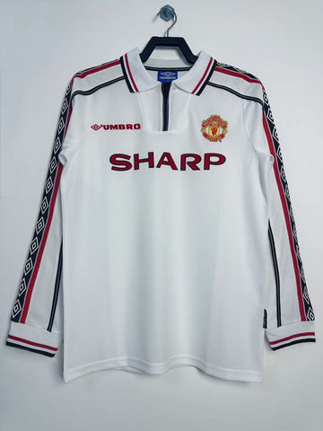 Manchester United Commemorative Edition Long Sleeve Retro Jersey 98/99