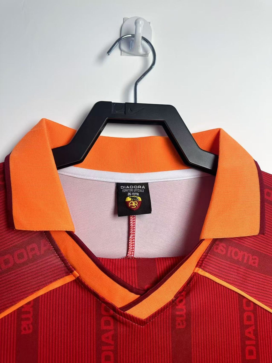 AS Roma Home Long Sleeve Retro Jersey 1999/00